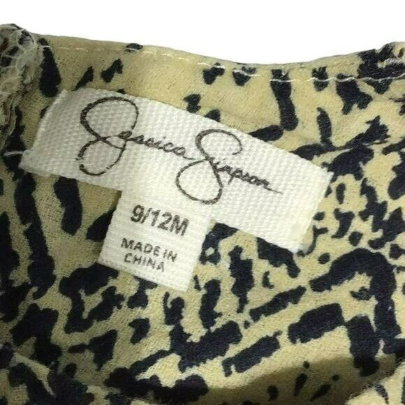 Jessica Simpson Baby Dress Geometric Embroidery 9-12M - Picture 7 of 7